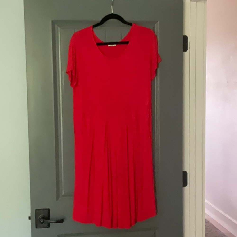 Red dress